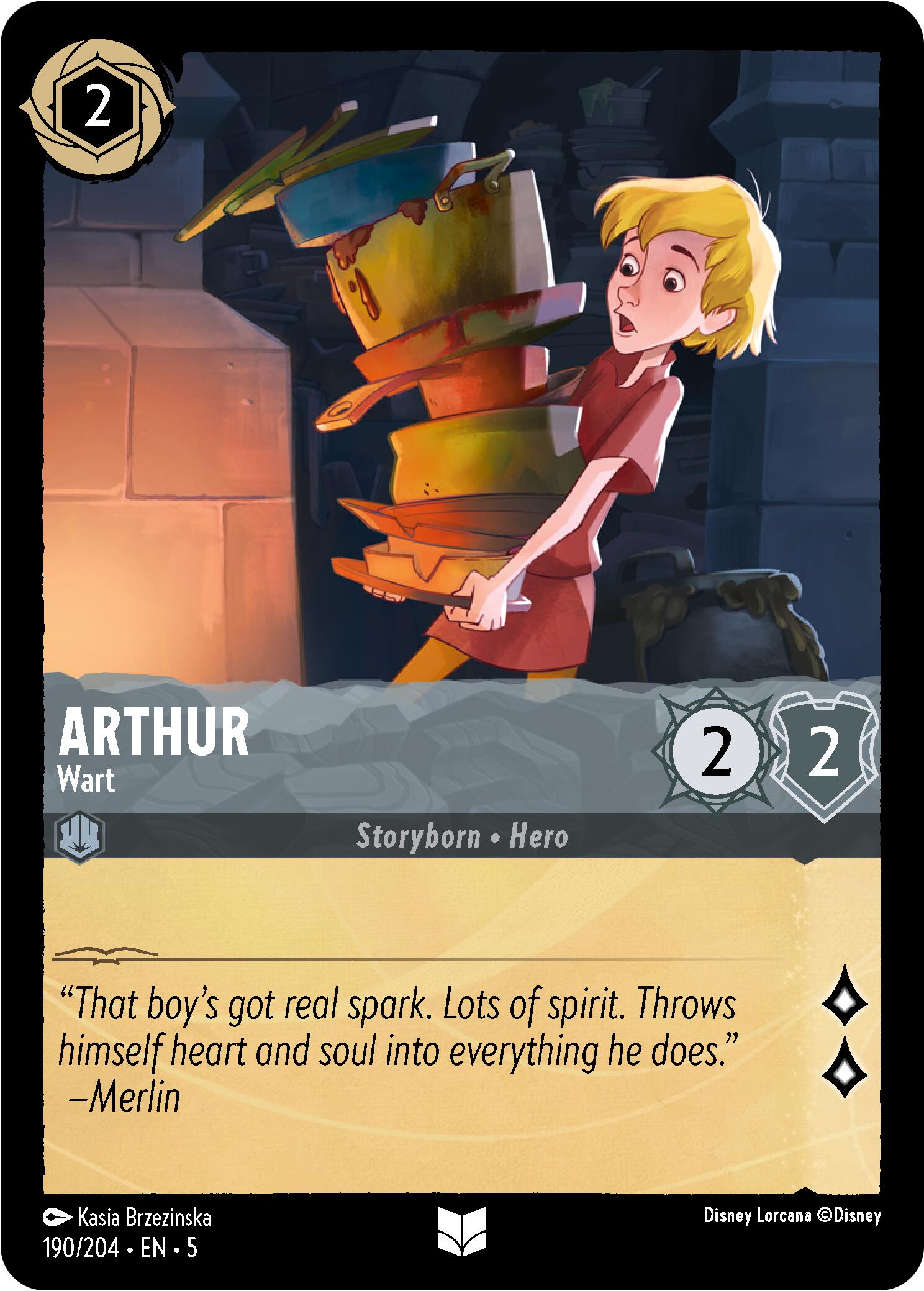 Arthur - Wart (190/204) [Shimmering Skies] | Galactic Gamez