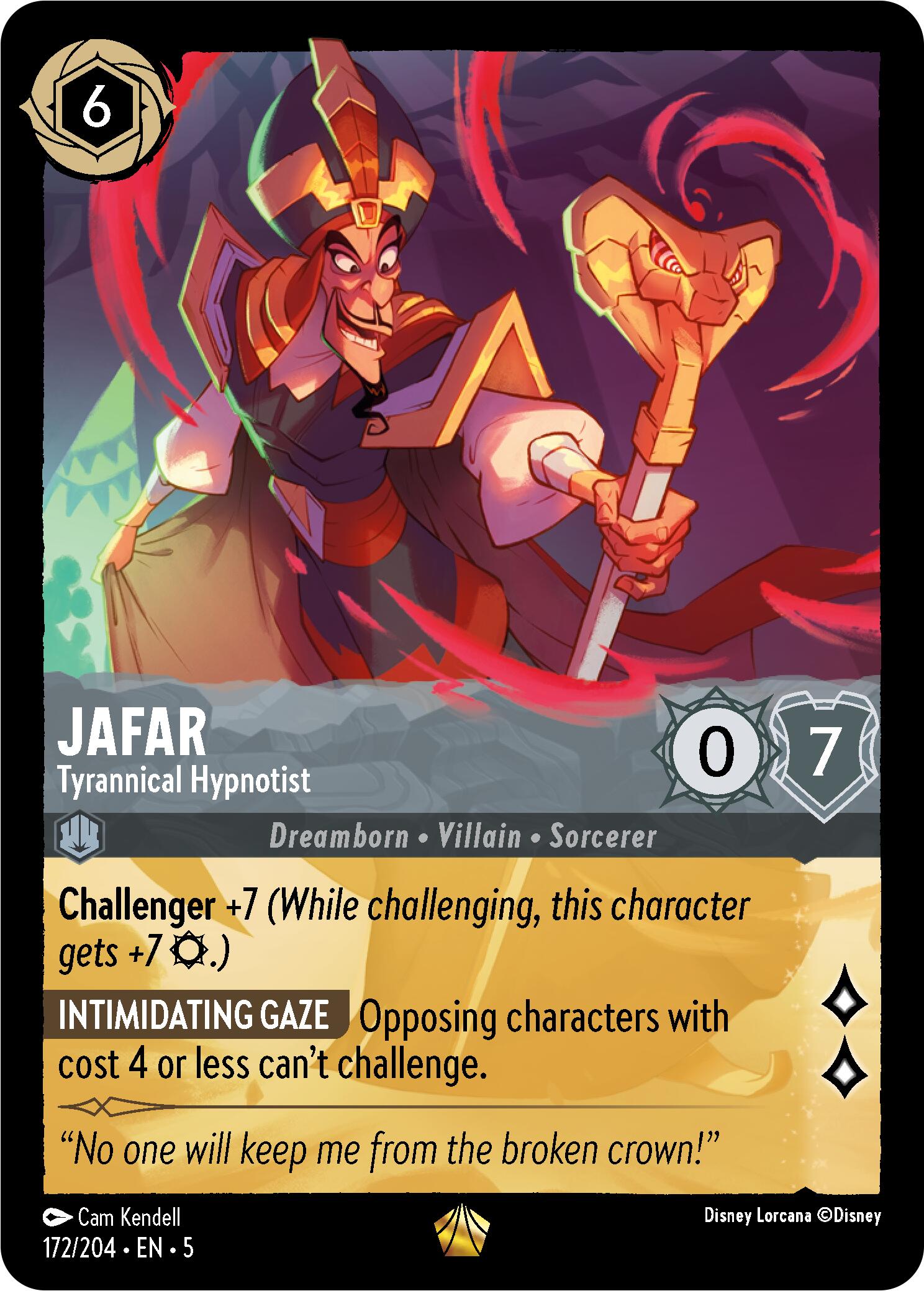Jafar - Tyrannical Hypnotist (172/204) [Shimmering Skies] | Galactic Gamez