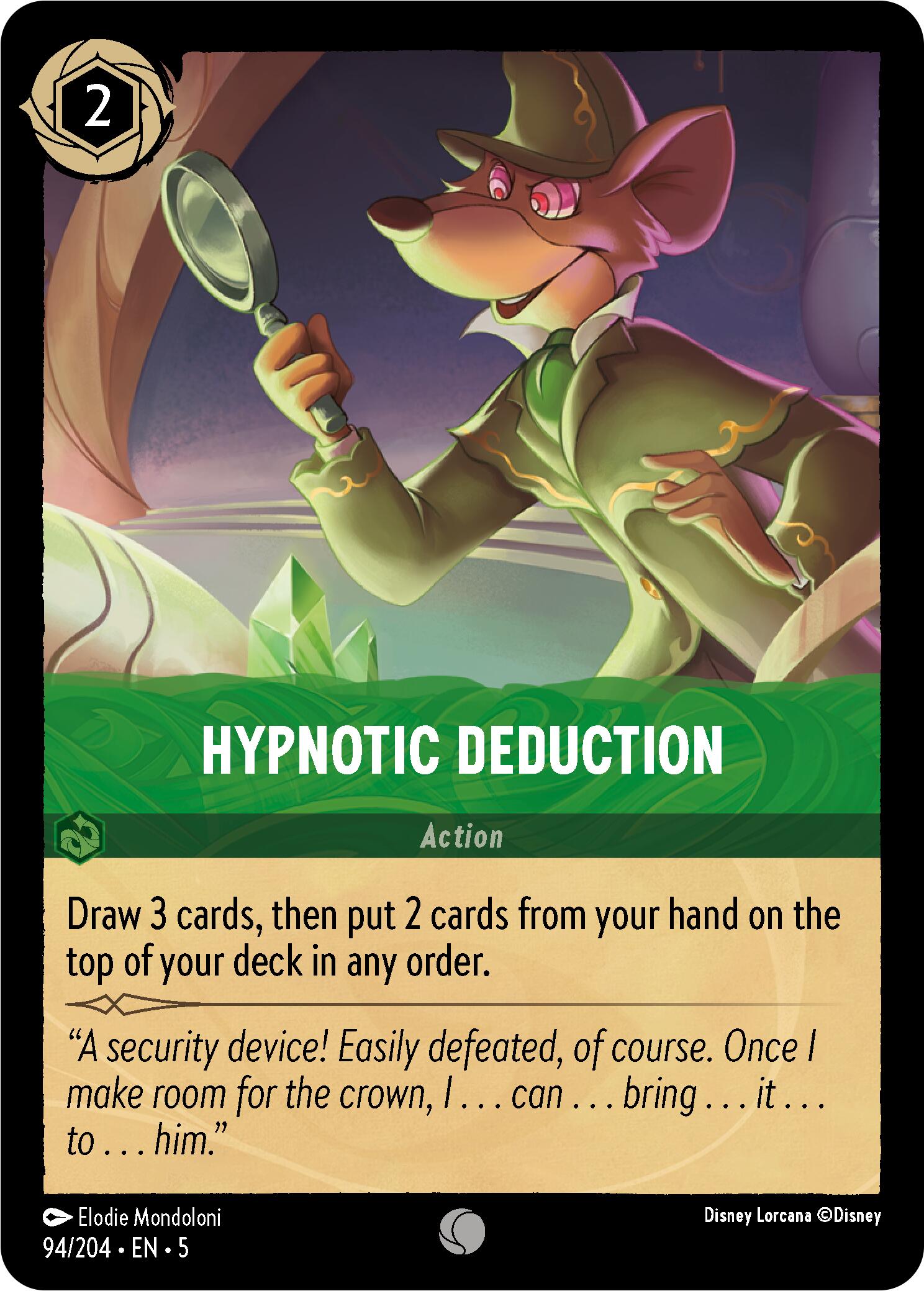 Hypnotic Deduction (94/204) [Shimmering Skies] | Galactic Gamez