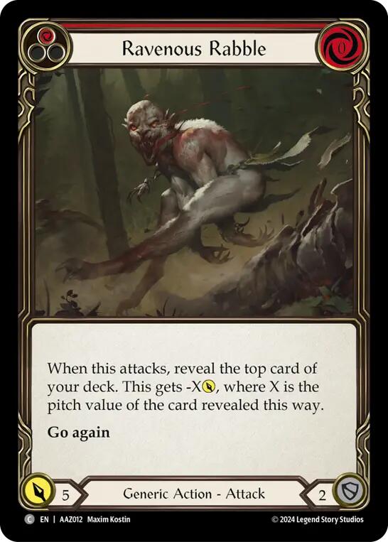 Ravenous Rabble (Red) [AAZ012] (Armory Deck: Azalea) | Galactic Gamez