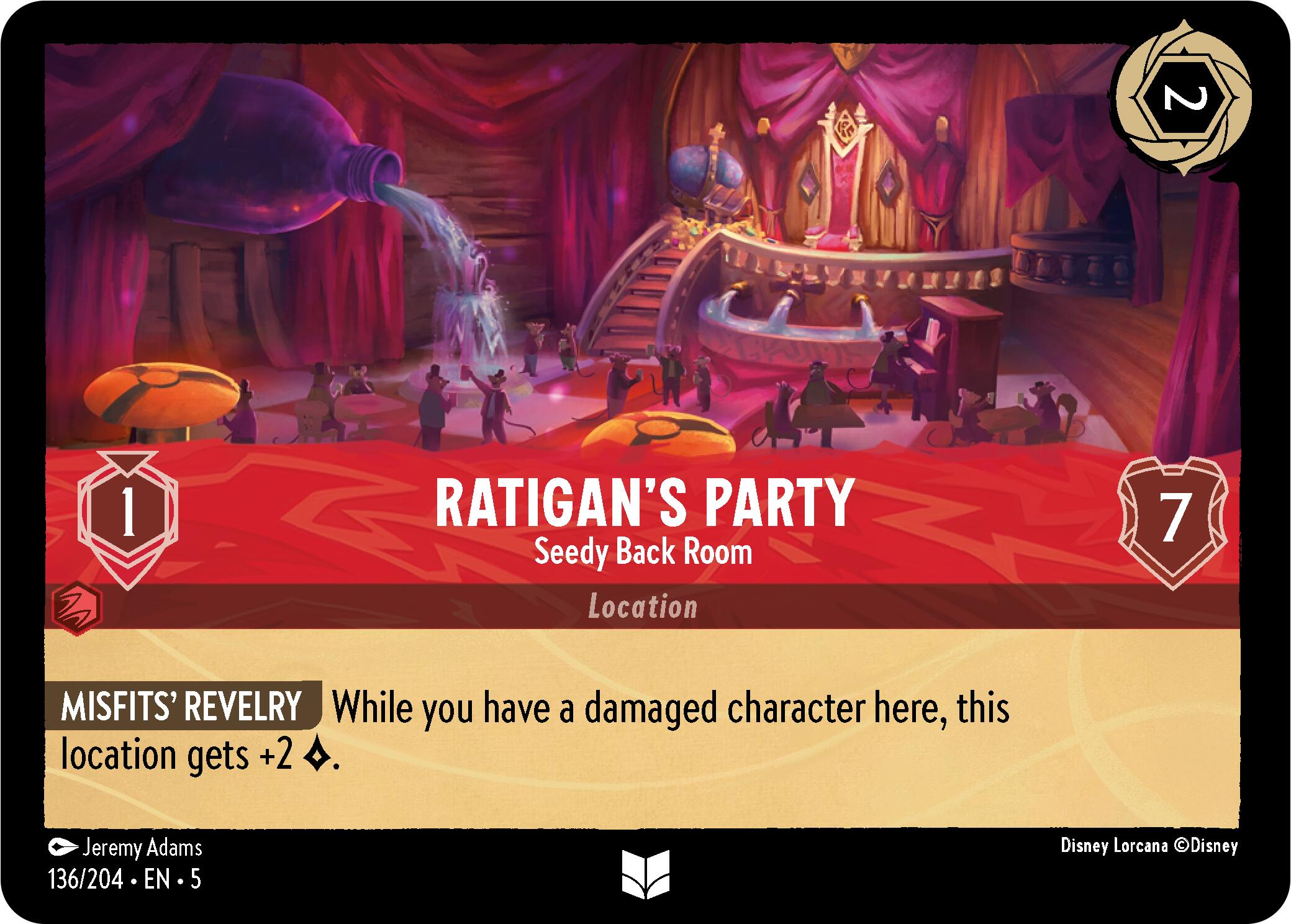 Ratigan's Party - Seedy Back Room (136/204) [Shimmering Skies] | Galactic Gamez