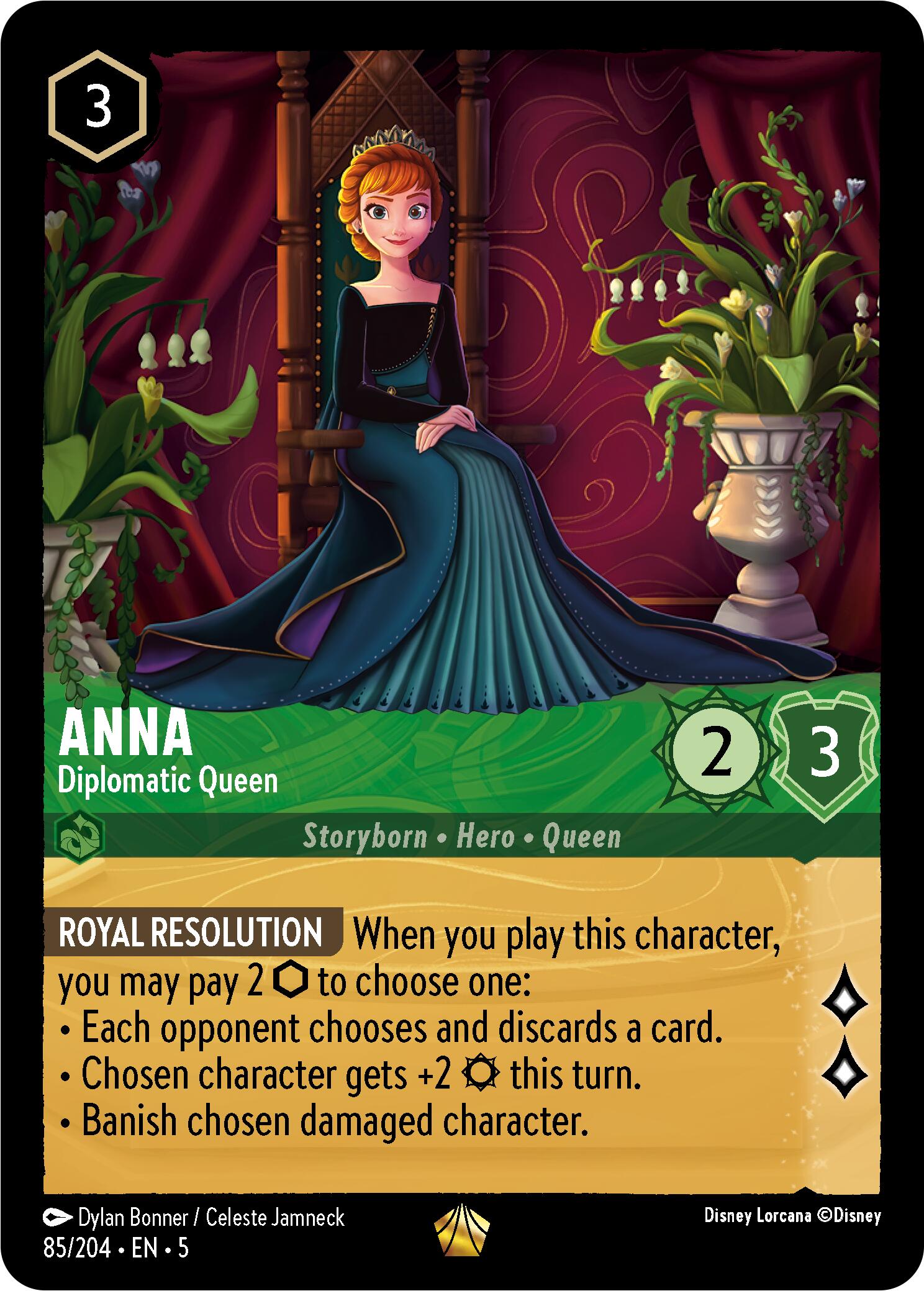 Anna - Diplomatic Queen (85/204) [Shimmering Skies] | Galactic Gamez