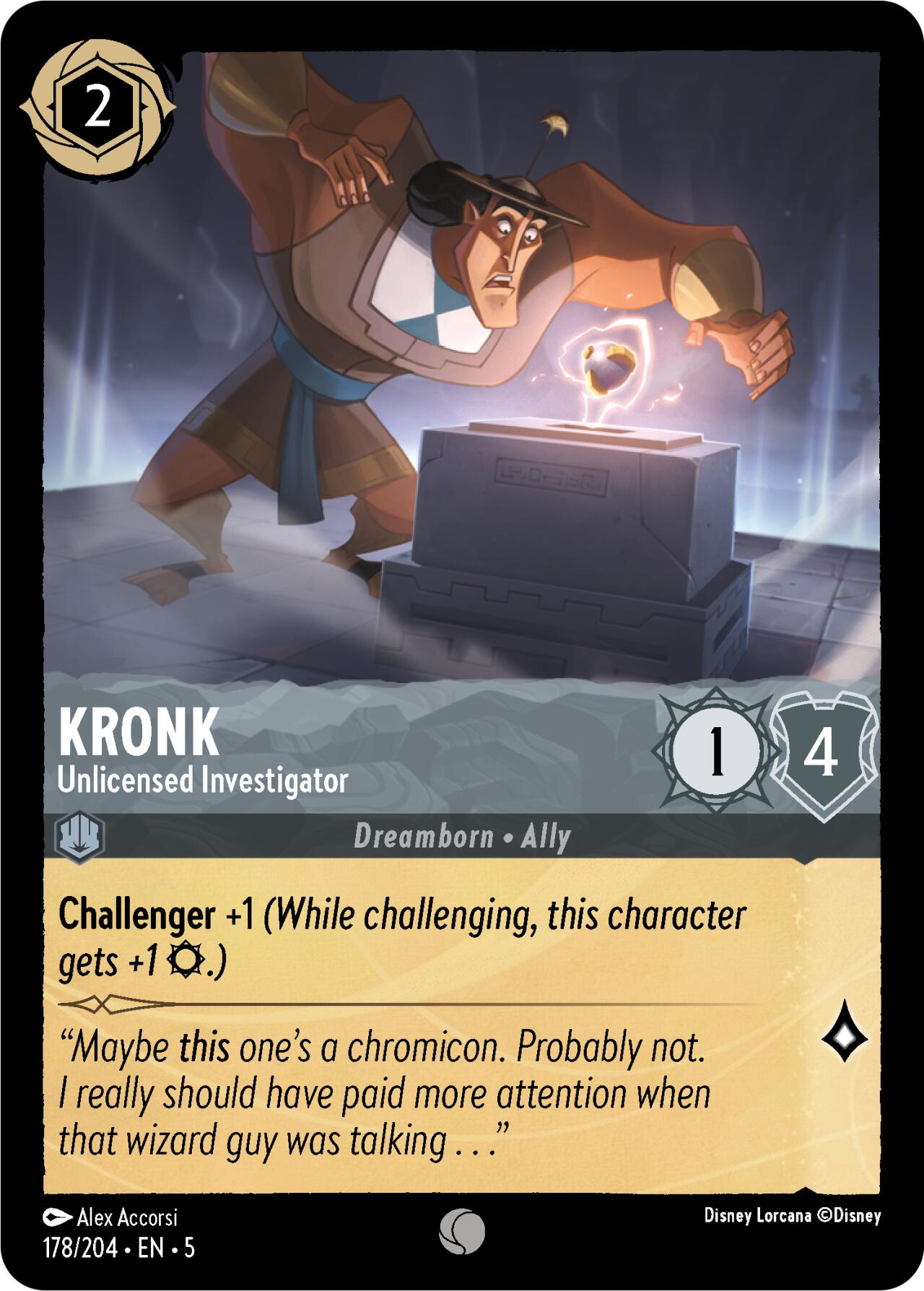 Kronk - Unlicensed Investigator (178/204) [Shimmering Skies] | Galactic Gamez