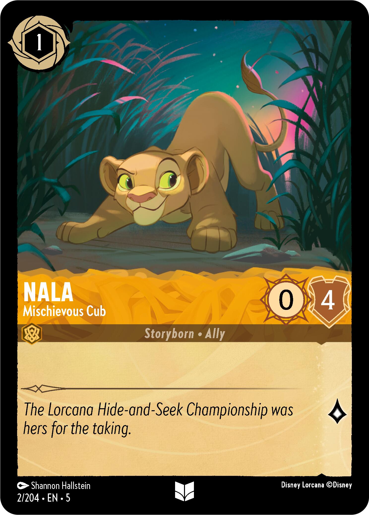 Nala - Mischievous Cub (2/204) [Shimmering Skies] | Galactic Gamez