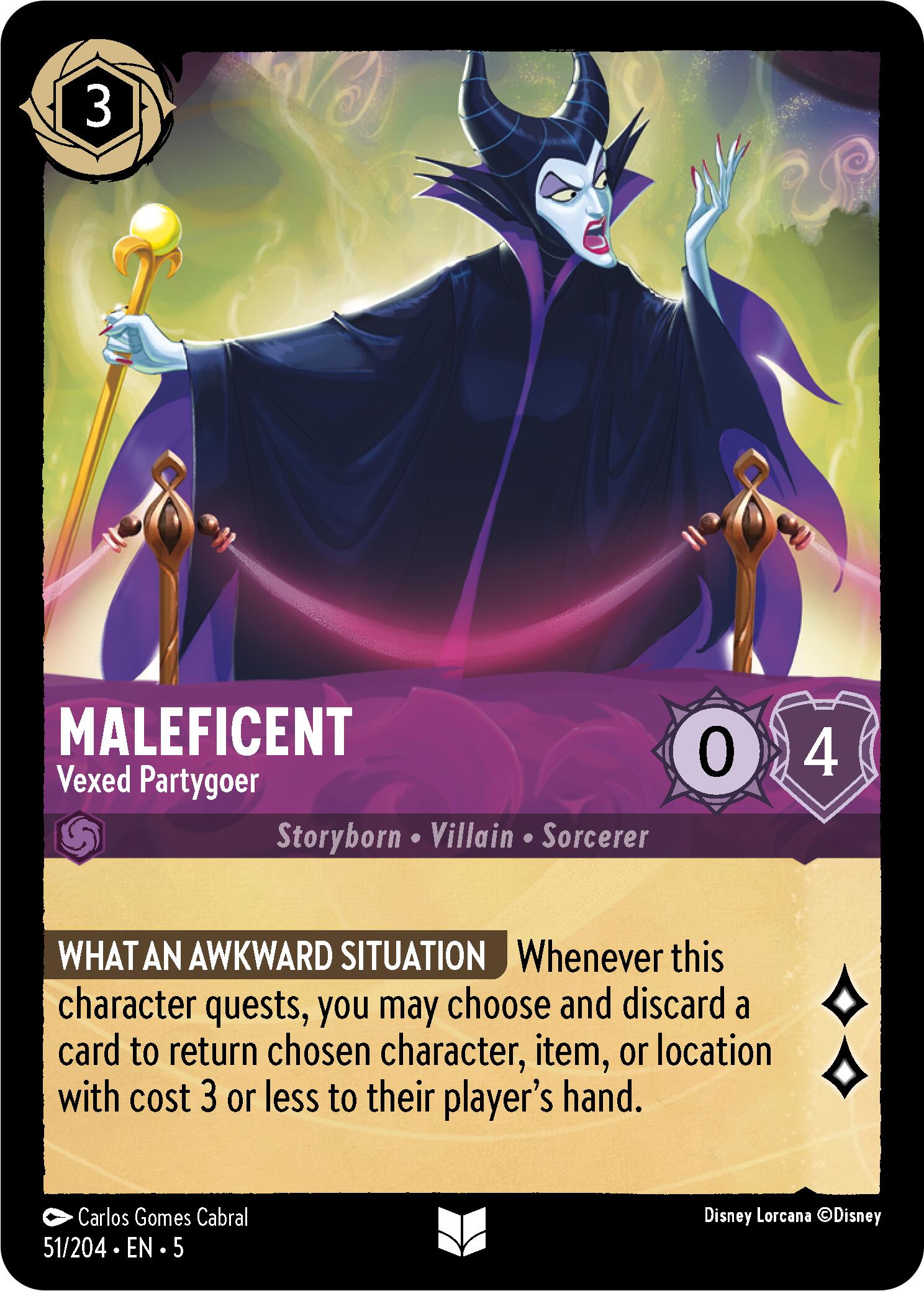 Maleficent - Vexed Partygoer (51/204) [Shimmering Skies] | Galactic Gamez