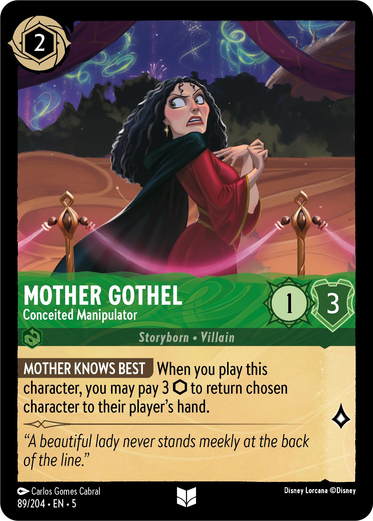 Mother Gothel - Conceited Manipulator (89/204) [Shimmering Skies] | Galactic Gamez