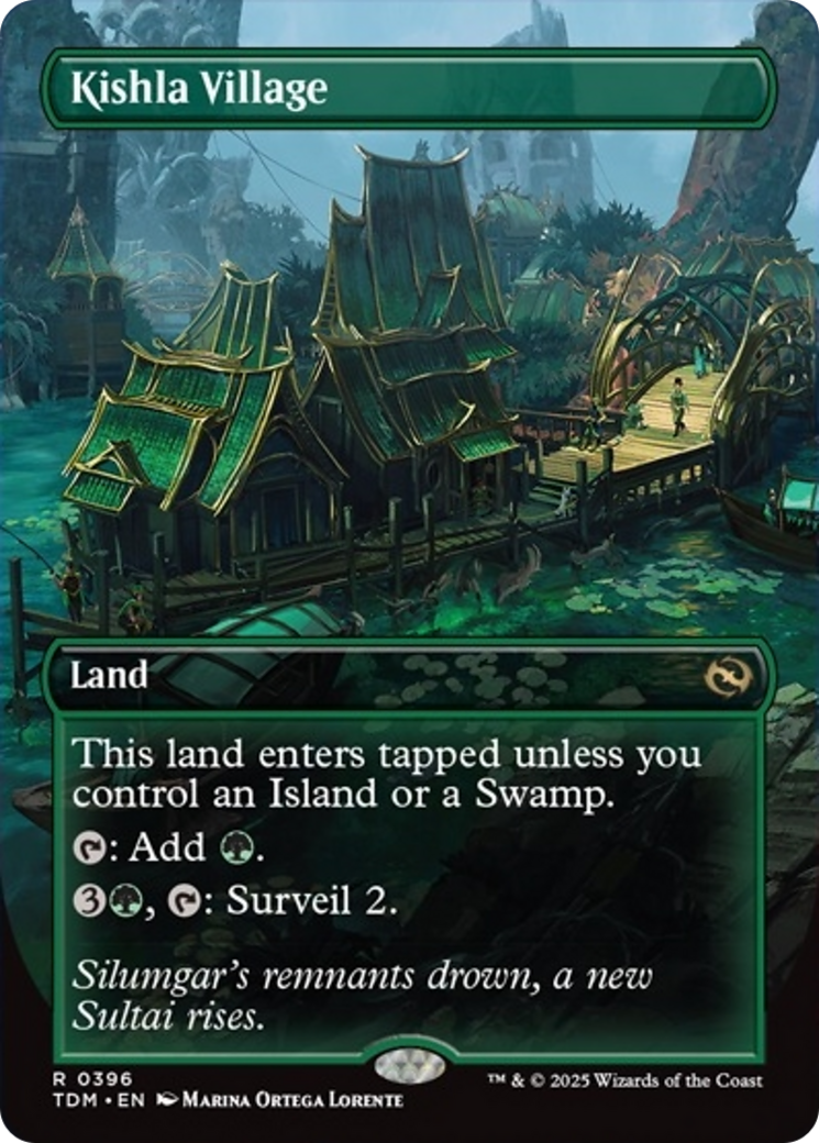 Kishla Village (Borderless) [Tarkir: Dragonstorm] | Galactic Gamez
