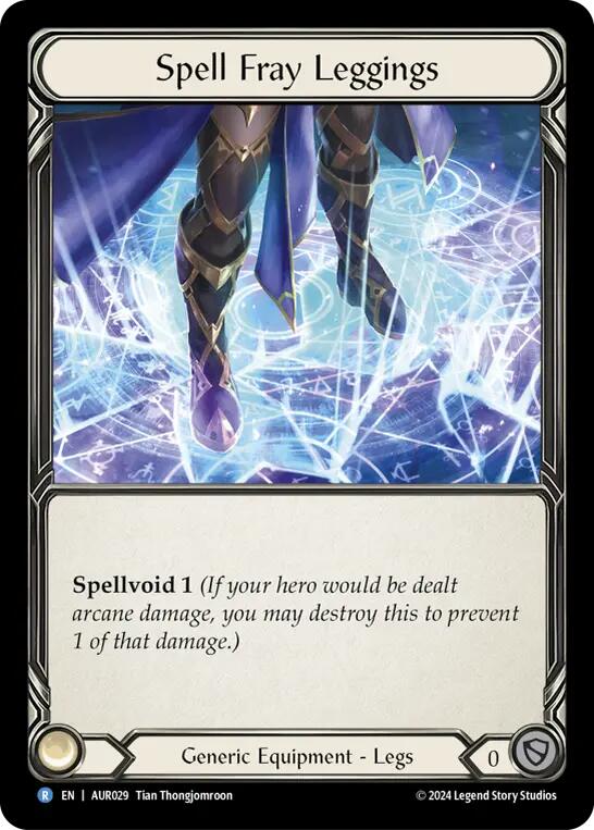 Spell Fray Leggings [AUR029] (1st Strike) | Galactic Gamez