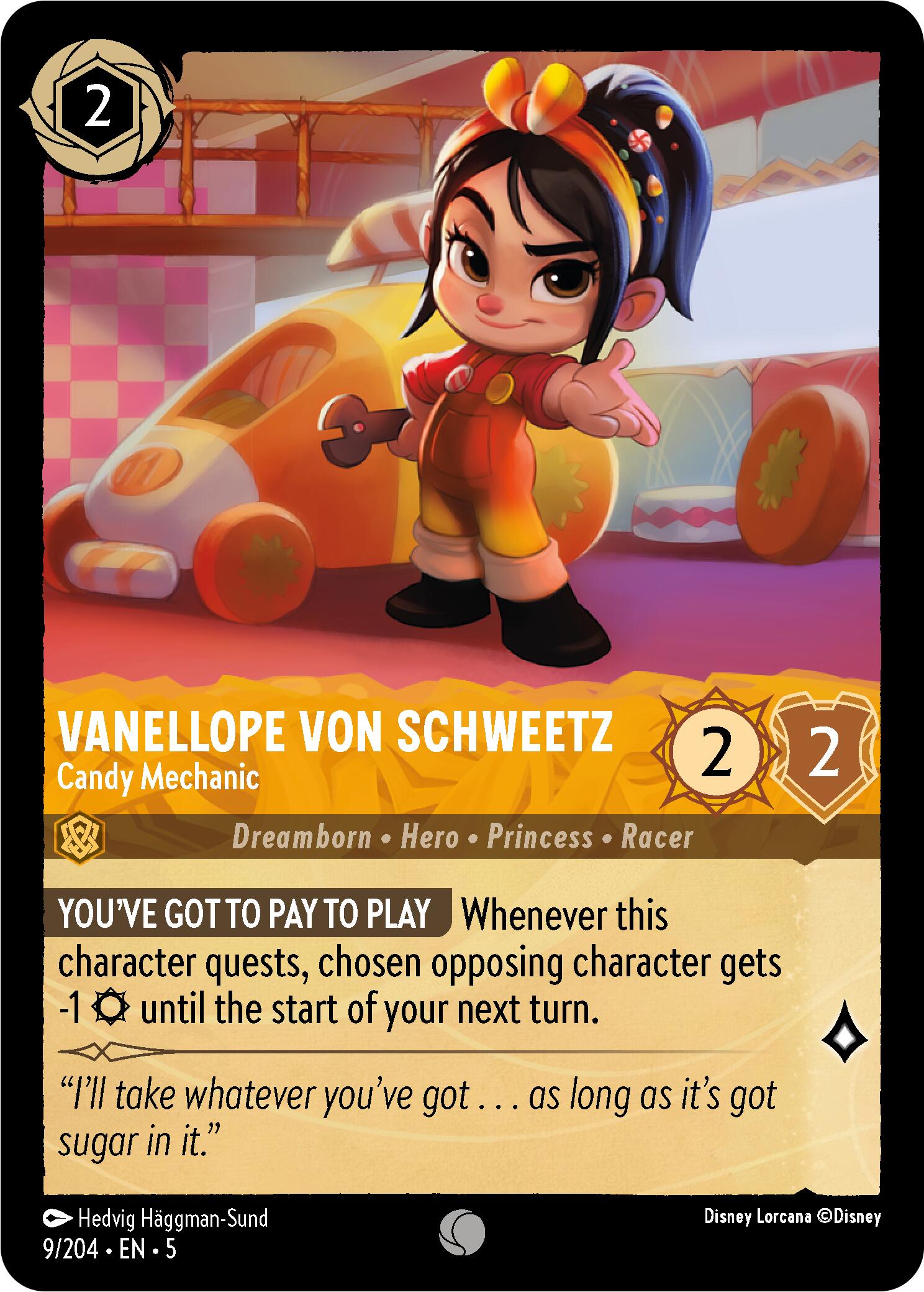 Vanellope von Schweetz - Candy Mechanic (9/204) [Shimmering Skies] | Galactic Gamez