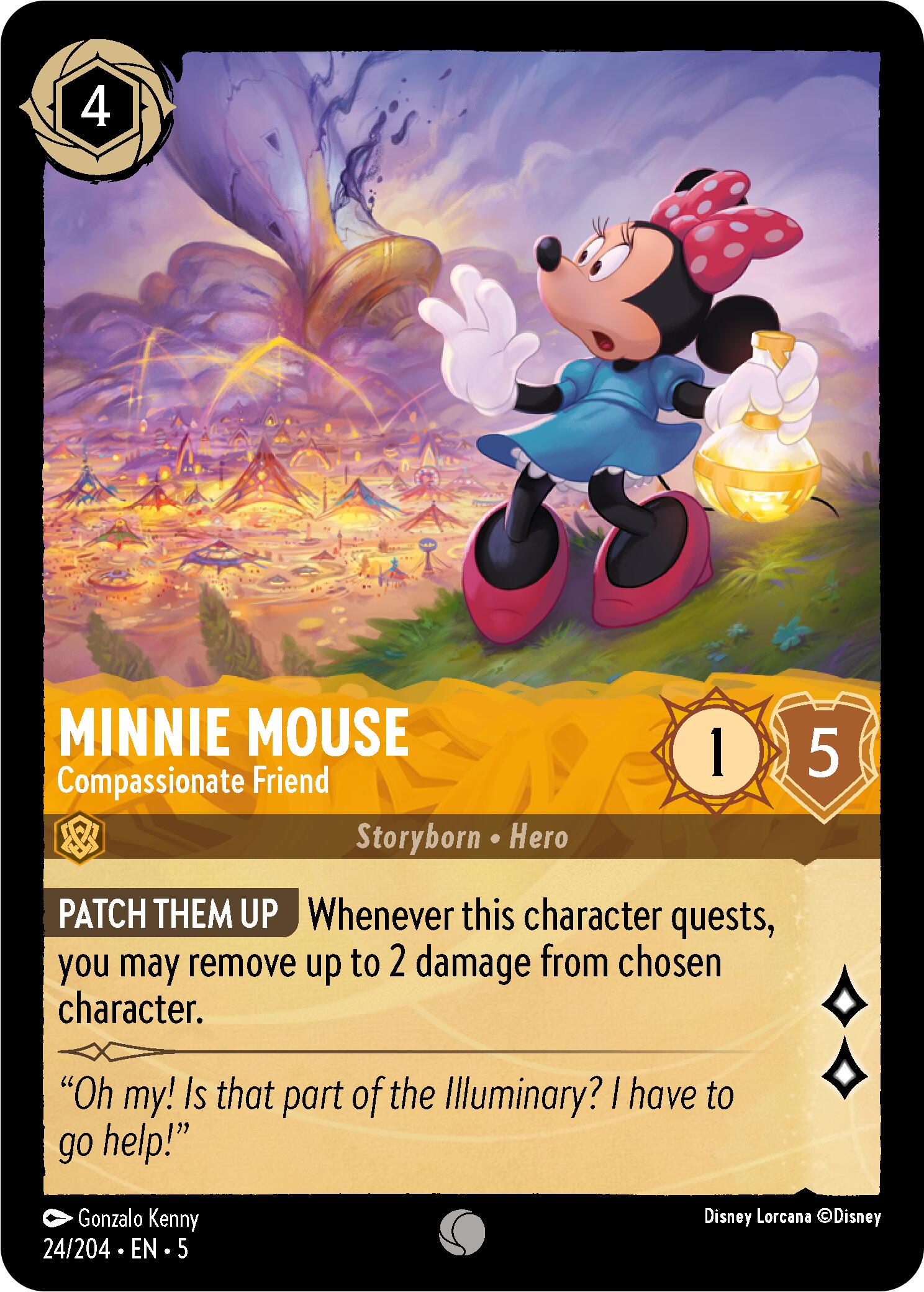 Minnie Mouse - Compassionate Friend (24/204) [Shimmering Skies] | Galactic Gamez