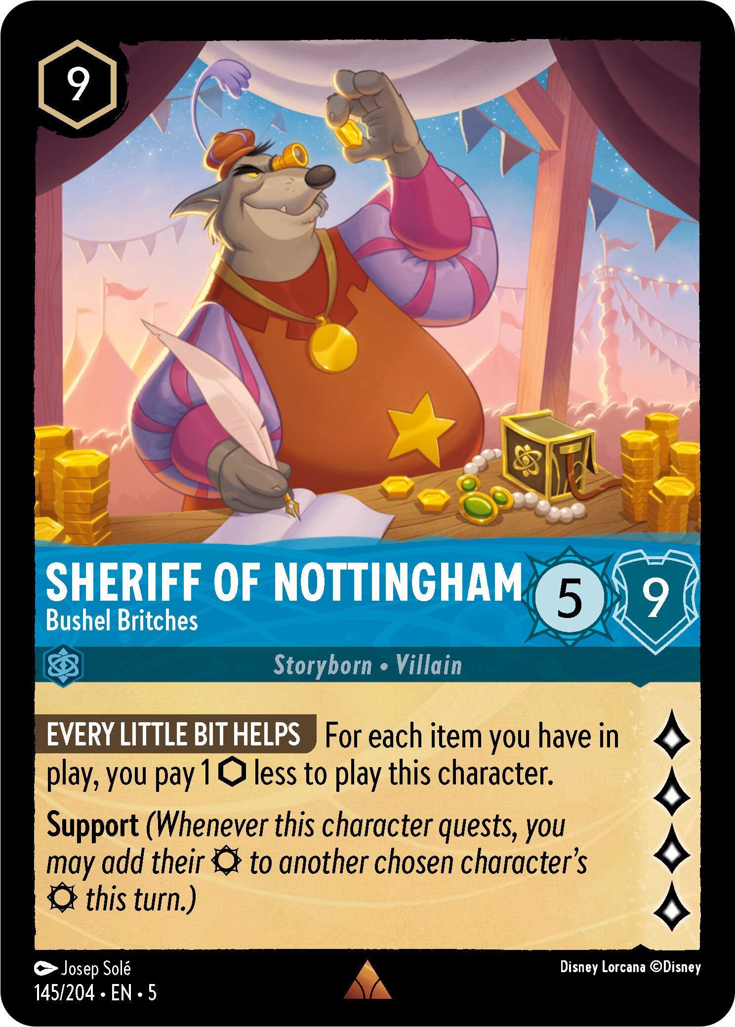 Sheriff of Nottingham - Bushel Britches (145/204) [Shimmering Skies] | Galactic Gamez