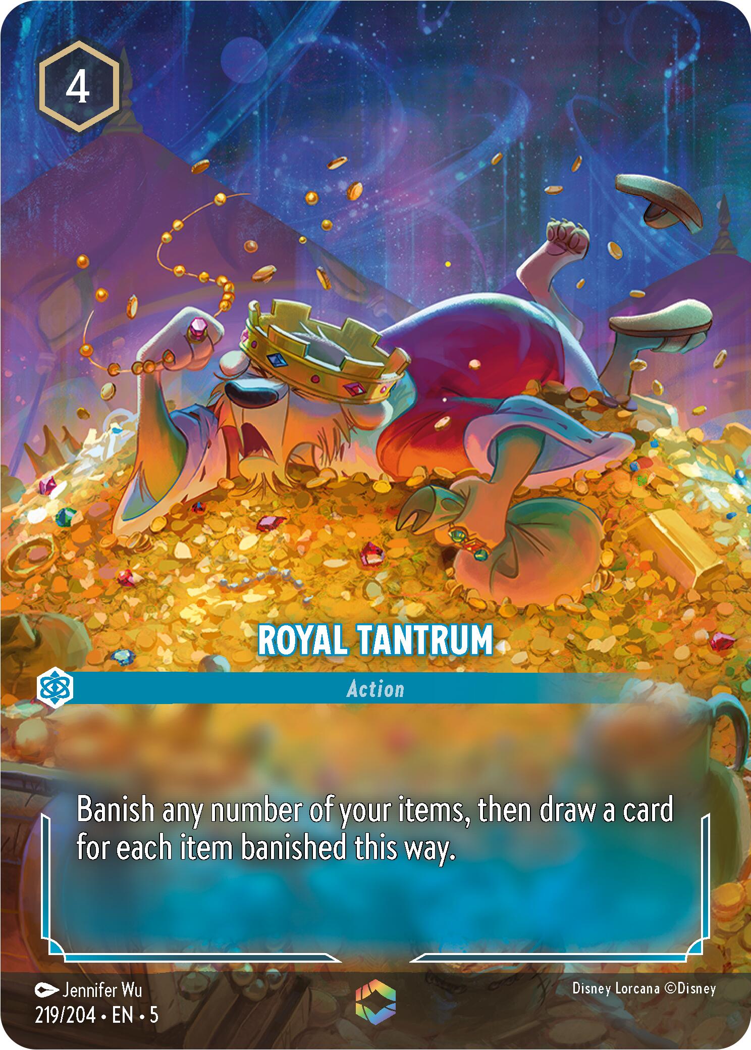 Royal Tantrum (Enchanted) (219/204) [Shimmering Skies] | Galactic Gamez