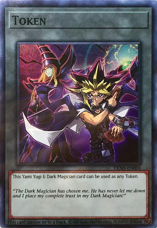 Token: Yami Yugi & Dark Magician [TKN5-EN006] Super Rare | Galactic Gamez