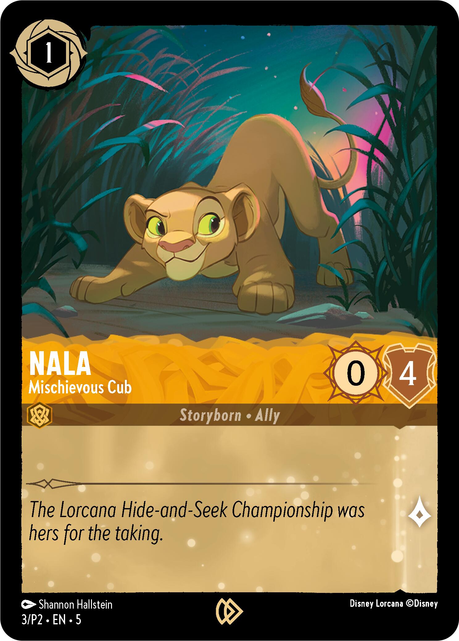 Nala - Mischievous Cub (3) [Promo Cards] | Galactic Gamez