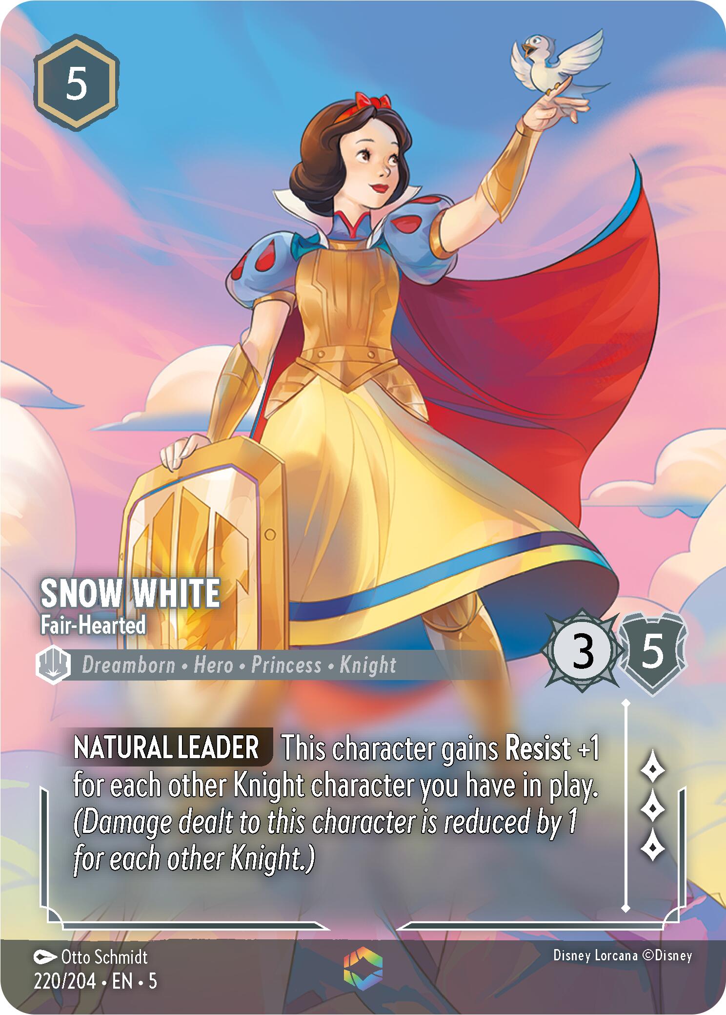 Snow White - Fair-Hearted (Enchanted) (220/204) [Shimmering Skies] | Galactic Gamez