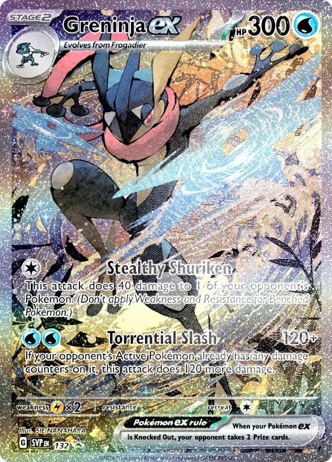 Greninja ex (132) [Scarlet & Violet: Black Star Promos] | Galactic Gamez