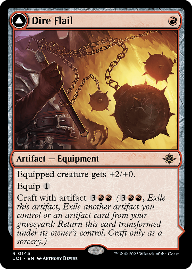 Dire Flail [The Lost Caverns of Ixalan] | Galactic Gamez