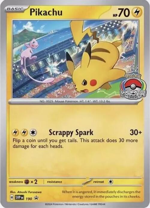 Pikachu (190) [Scarlet & Violet: Black Star Promos] | Galactic Gamez