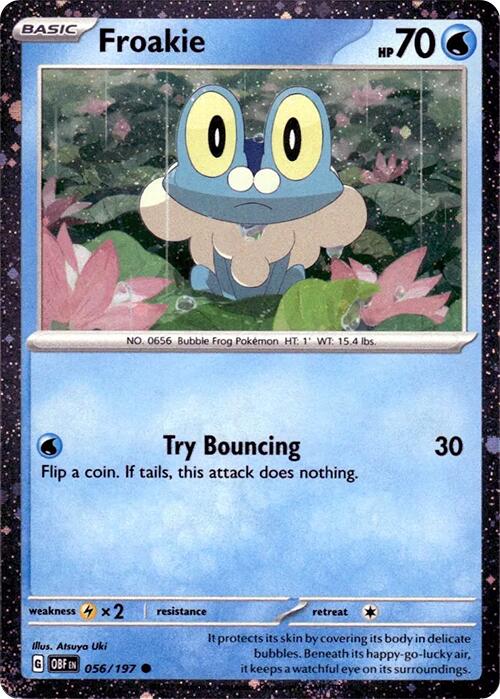 Froakie (056/197) (Cosmos Holo) [Miscellaneous Cards] | Galactic Gamez