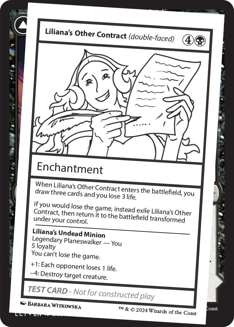 Liliana's Other Contract (double-faced) [Mystery Booster 2 Playtest Cards] | Galactic Gamez