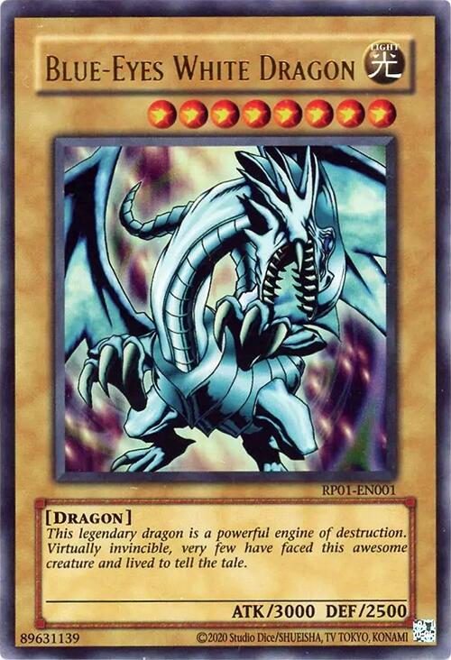 Blue-Eyes White Dragon [RP01-EN001] Ultra Rare | Galactic Gamez