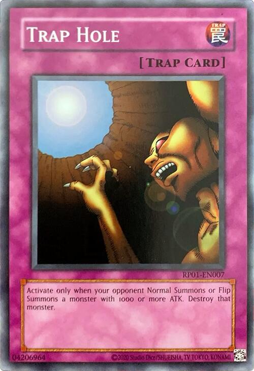 Trap Hole [RP01-EN007] Common | Galactic Gamez