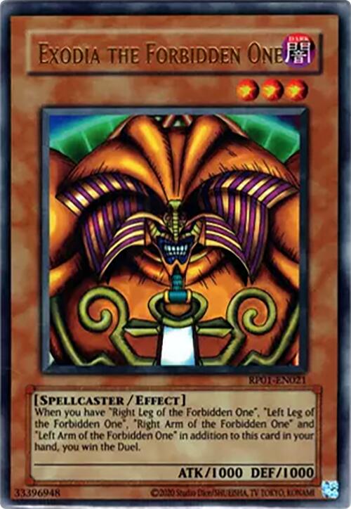 Exodia the Forbidden One [RP01-EN021] Ultra Rare | Galactic Gamez