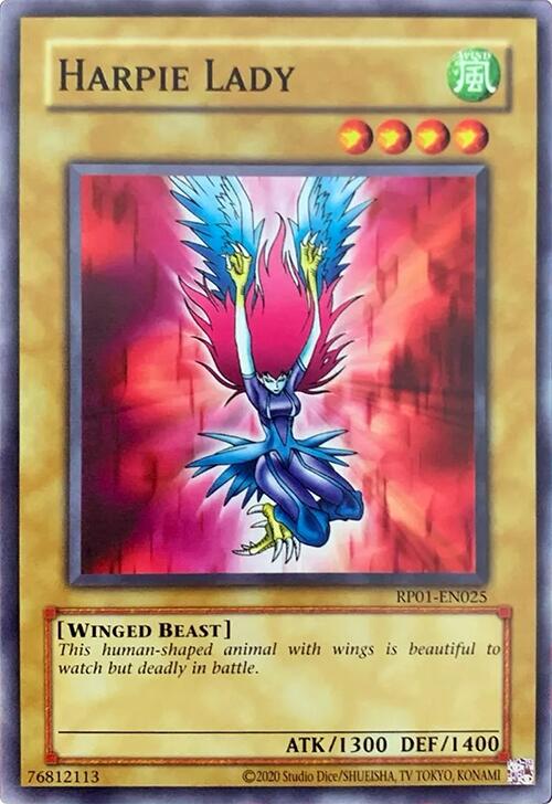 Harpie Lady [RP01-EN025] Common | Galactic Gamez