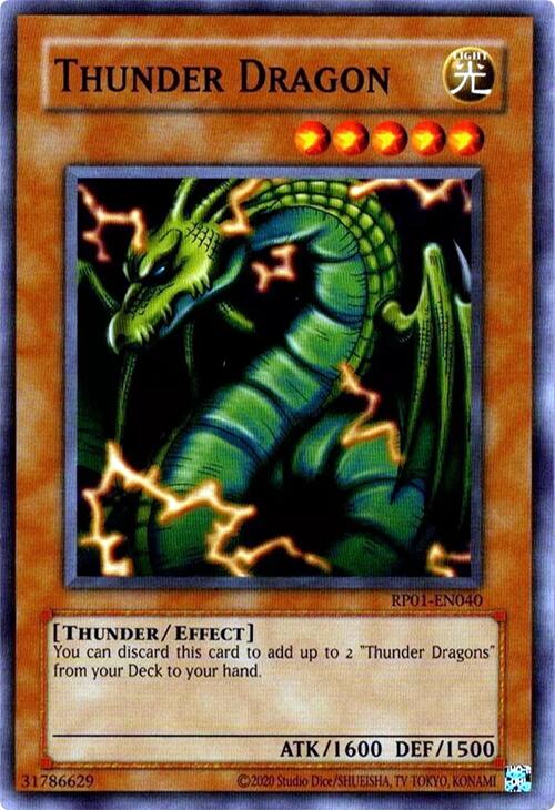 Thunder Dragon [RP01-EN040] Common | Galactic Gamez