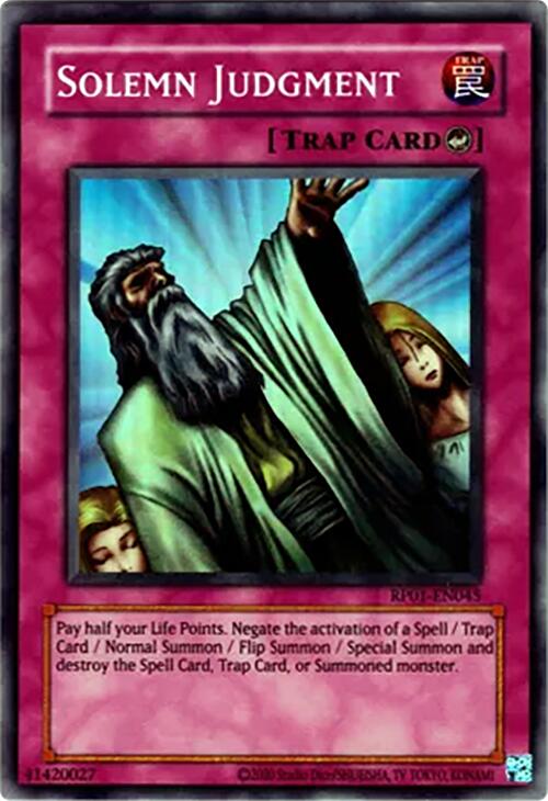 Solemn Judgment [RP01-EN045] Super Rare | Galactic Gamez