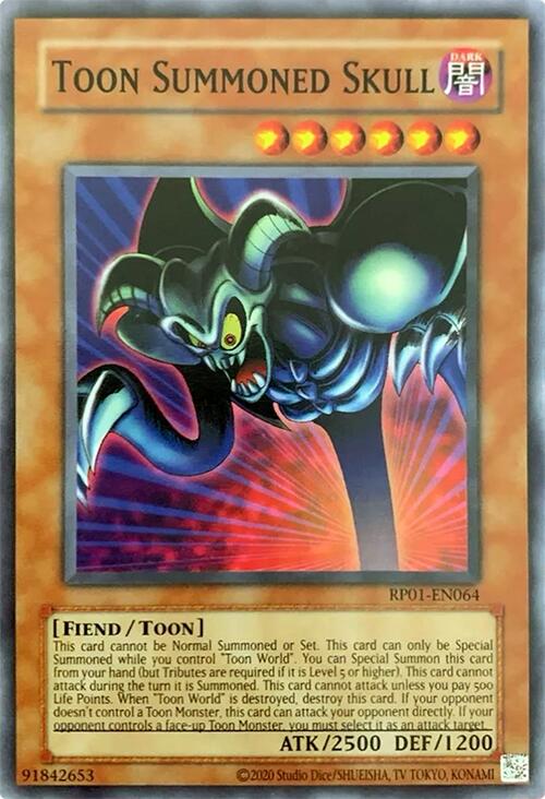 Toon Summoned Skull [RP01-EN064] Common | Galactic Gamez