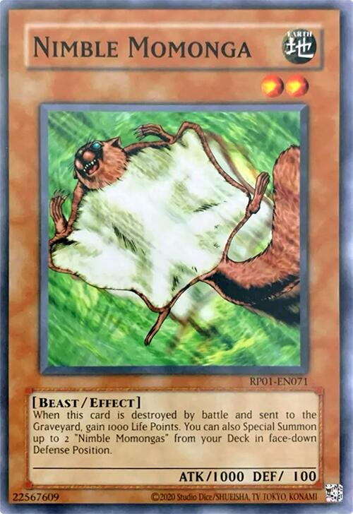 Nimble Momonga [RP01-EN071] Common | Galactic Gamez