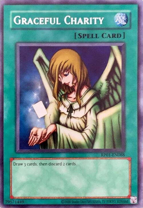 Graceful Charity [RP01-EN088] Rare | Galactic Gamez
