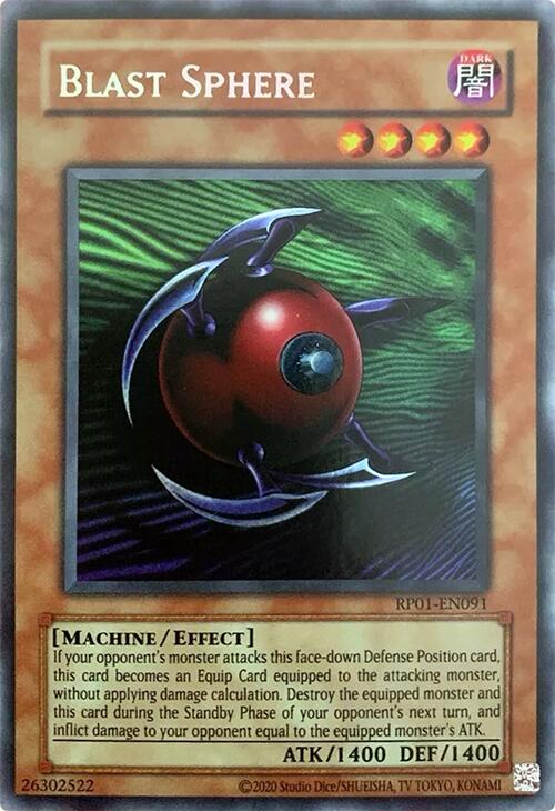 Blast Sphere [RP01-EN091] Secret Rare | Galactic Gamez