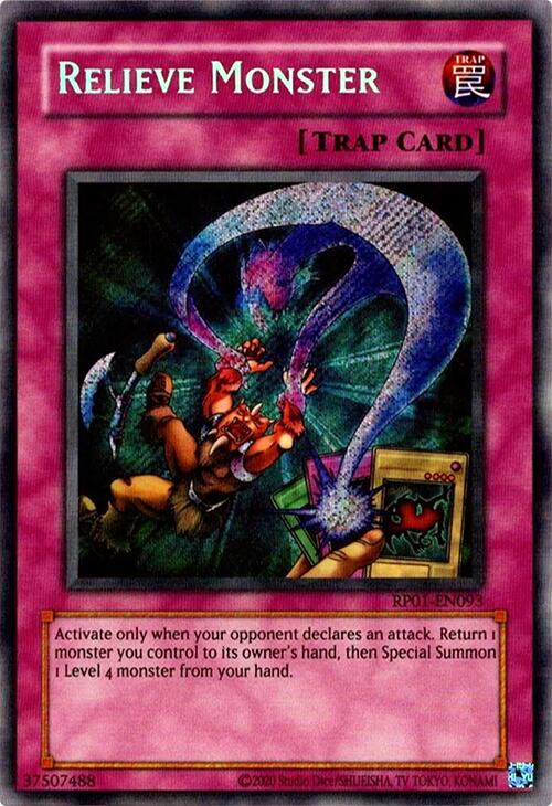 Relieve Monster [RP01-EN093] Secret Rare | Galactic Gamez