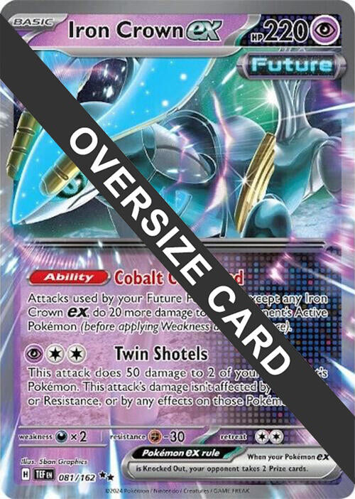 Iron Crown ex (081) (Jumbo Card) [Scarlet & Violet: Temporal Forces] | Galactic Gamez