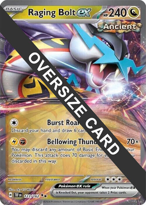 Raging Bolt ex (123) (Jumbo Card) [Scarlet & Violet: Black Star Promos] | Galactic Gamez