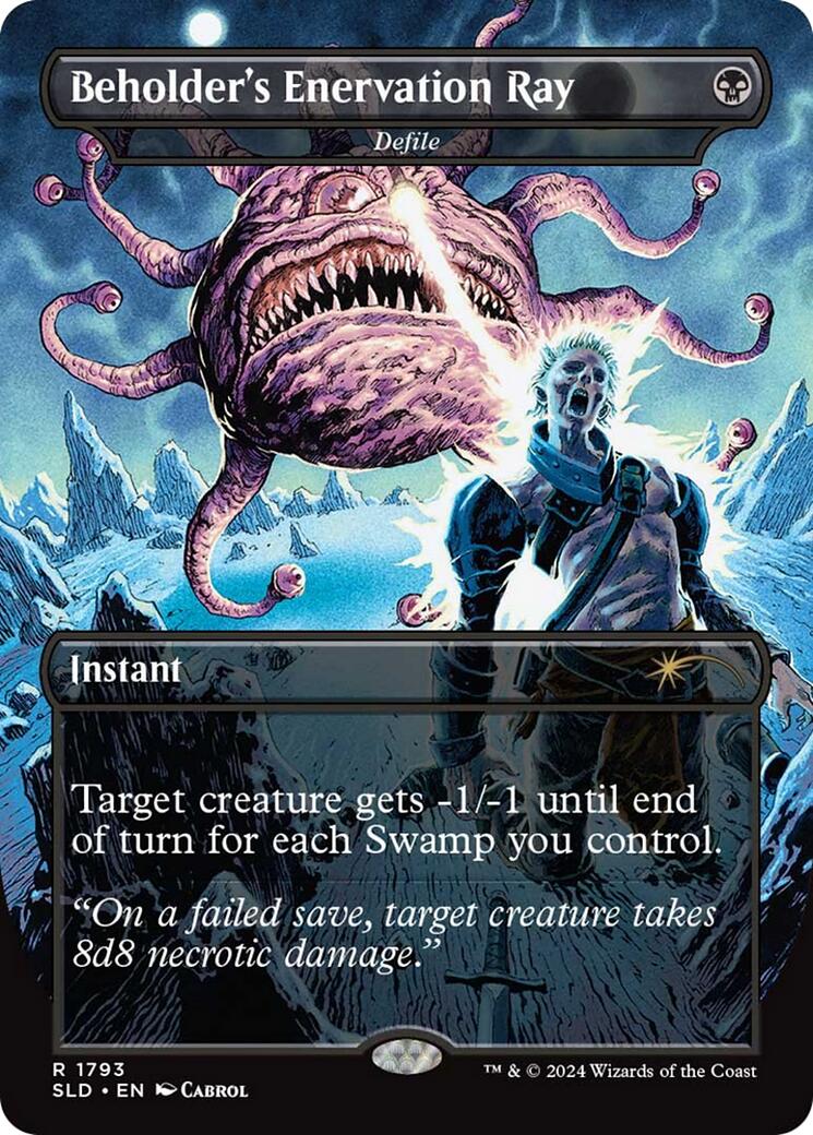 Beholder's Enervation Ray - Defile [Secret Lair Drop Series] | Galactic Gamez