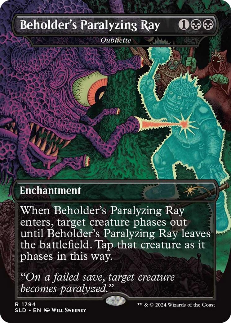Beholder's Paralyzing Ray - Oubliette [Secret Lair Drop Series] | Galactic Gamez