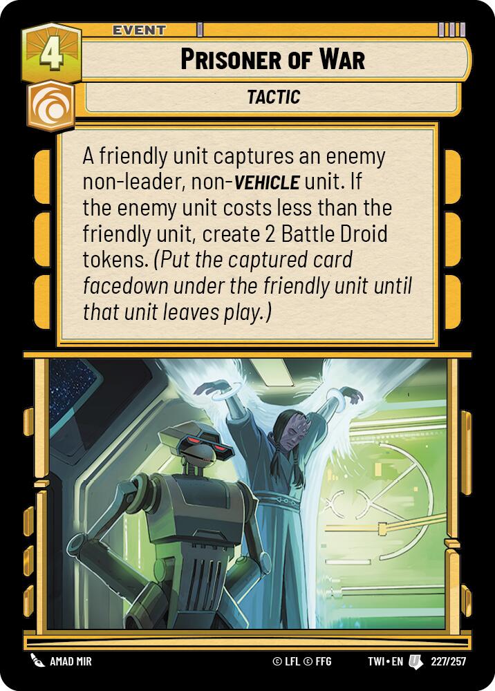 Prisoner of War (227/257) [Twilight of the Republic] | Galactic Gamez