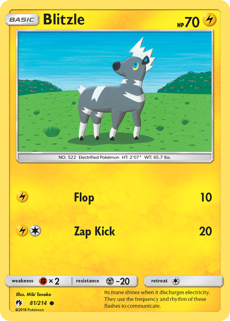 Blitzle (81/214) [Sun & Moon: Lost Thunder] | Galactic Gamez