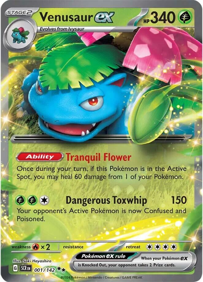 Venusaur ex (001/142) [Scarlet & Violet: Stellar Crown] | Galactic Gamez