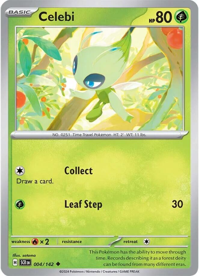 Celebi (004/142) [Scarlet & Violet: Stellar Crown] | Galactic Gamez