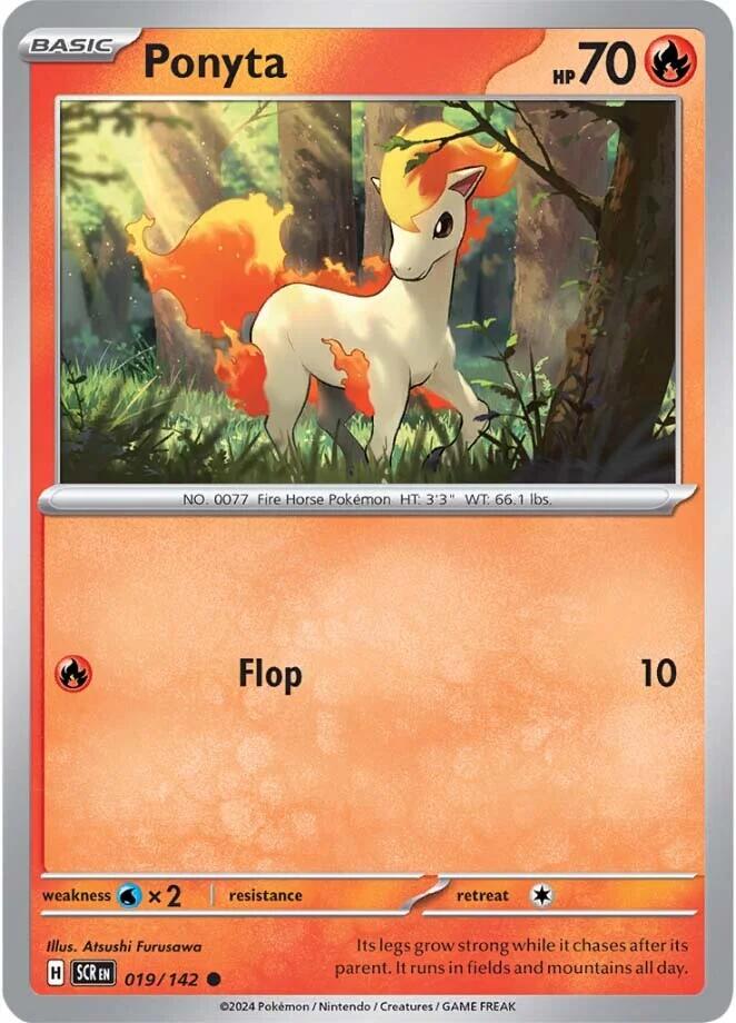 Ponyta (019/142) [Scarlet & Violet: Stellar Crown] | Galactic Gamez