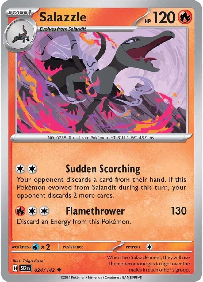 Salazzle (024/142) [Scarlet & Violet: Stellar Crown] | Galactic Gamez