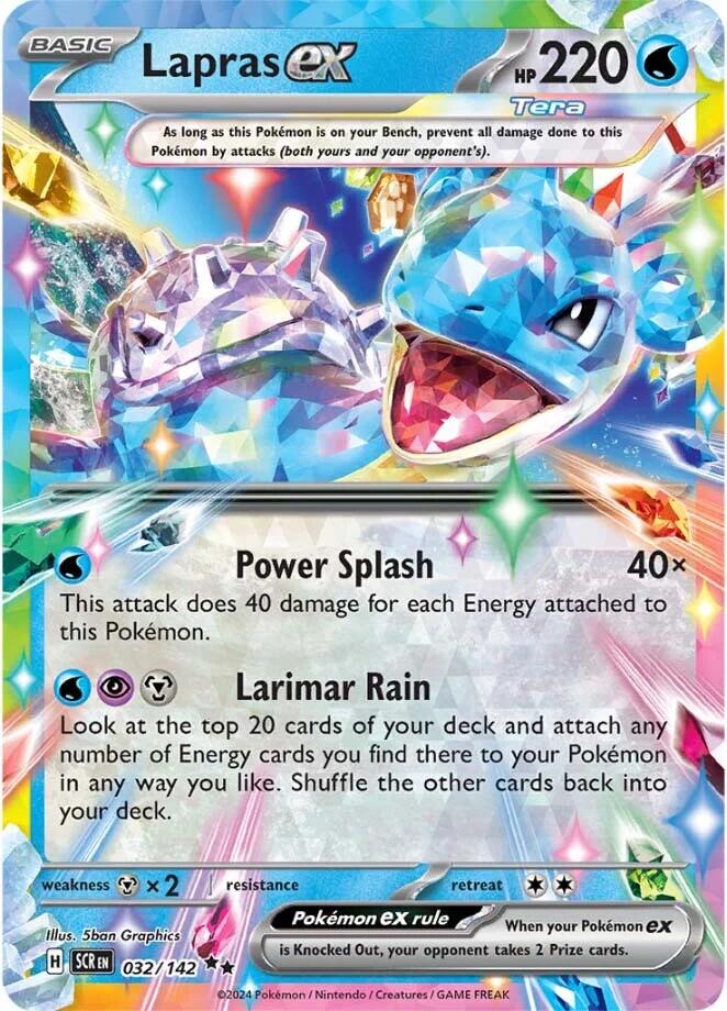 Lapras ex (032/142) [Scarlet & Violet: Stellar Crown] | Galactic Gamez