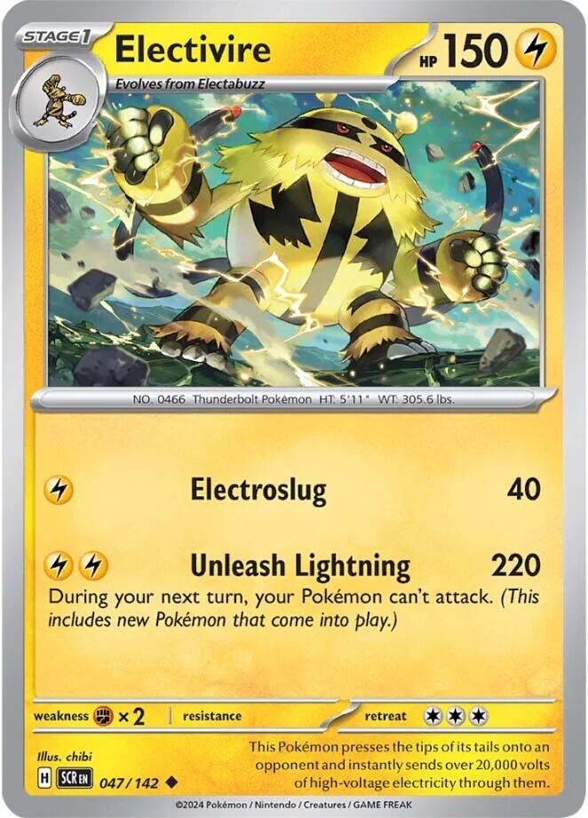 Electivire (047/142) [Scarlet & Violet: Stellar Crown] | Galactic Gamez