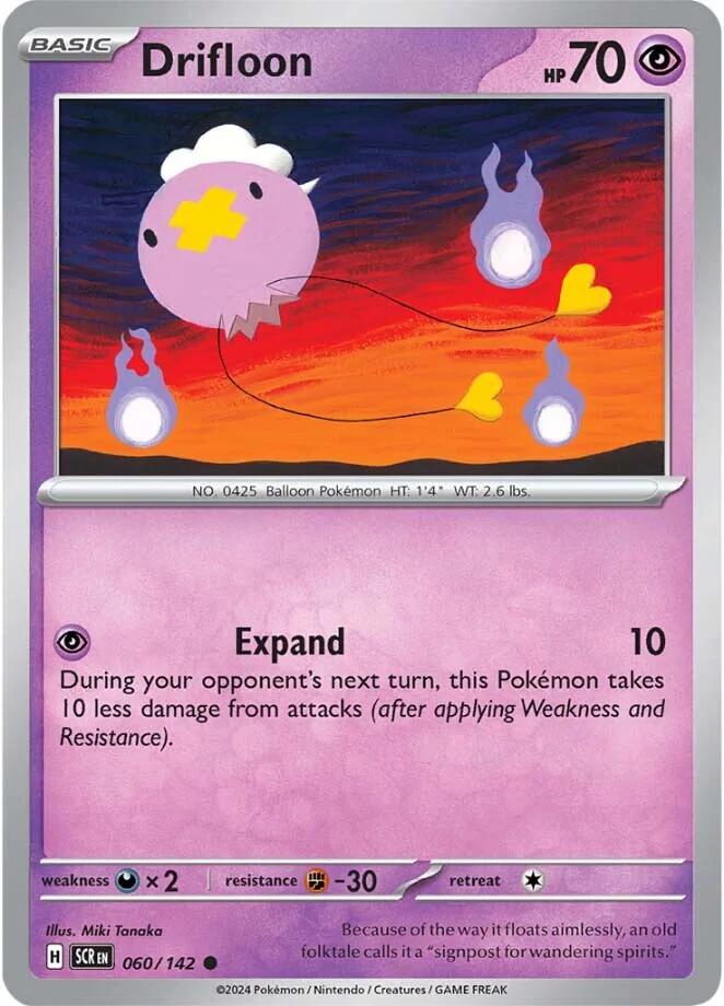 Drifloon (060/142) [Scarlet & Violet: Stellar Crown] | Galactic Gamez