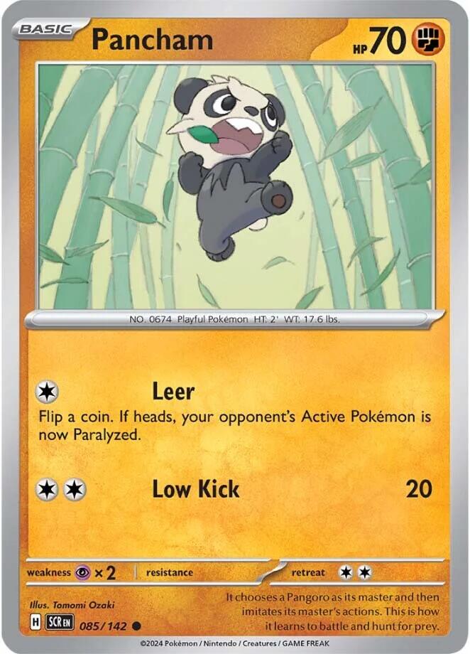 Pancham (085/142) [Scarlet & Violet: Stellar Crown] | Galactic Gamez