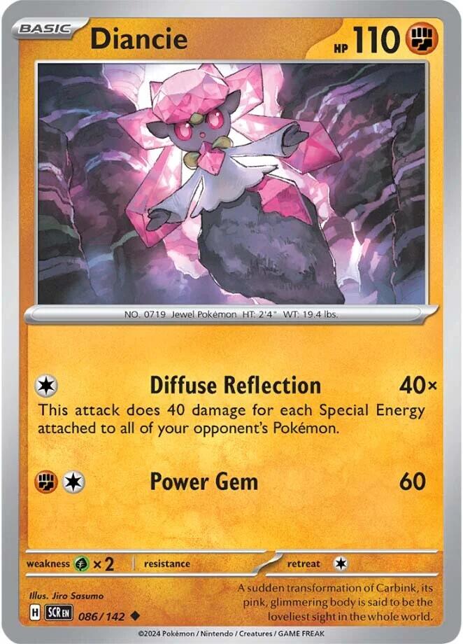 Diancie (086/142) [Scarlet & Violet: Stellar Crown] | Galactic Gamez